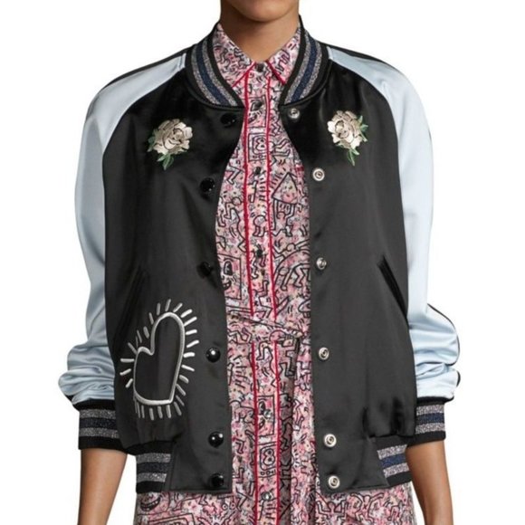 X Keith Haring Reversible Satin COACH jacket - Picture 2 of 9